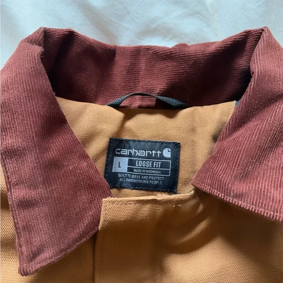 Carhartt Men's Brown Loose Fit Jacket - Picture 2 of 3